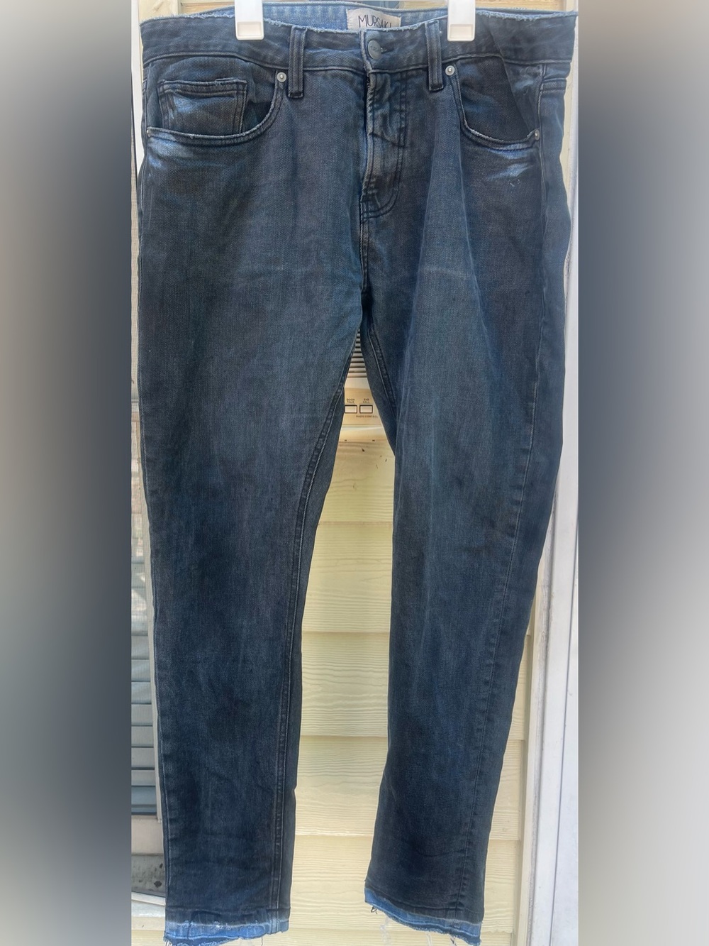 Mursaki by Rueben Campos Men’s Distressed Jeans Sz 34